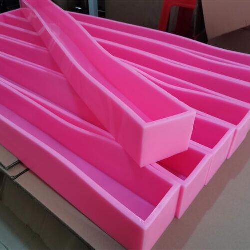 Custom Silicone Bar Soap Molds Soap Liner Slab Tray for Cold Processing Soap Making Soap Loaf Mould