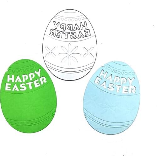 Julyarts Easter Egg Metal Cutting Dies for Scrapbooking New 2021 for DIY Scrapbooking Die Stencils Embossing DIY Card