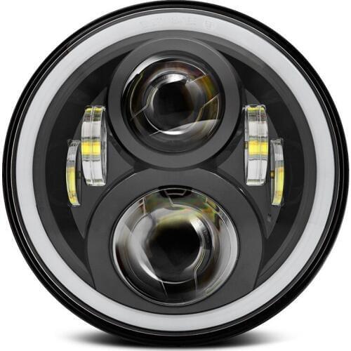 Harley motorcycles Led Headlights Replacement 50W 7 inch Motorcycle Headlamps With DRL For Harley Davidson Motorcycle Headlamps