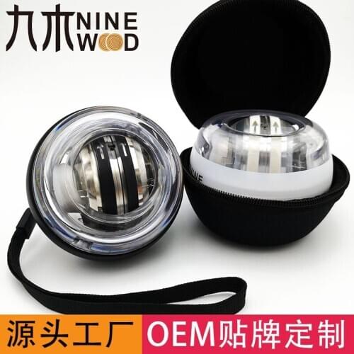 Wrist Ball Grip Fitness Gyro Arm Strength Wrist Trainer Luminous Counting Grip Strength Device