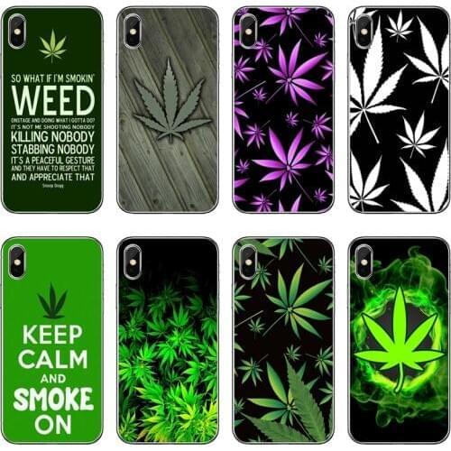 Hemp Leaf For Samsung Galaxy A10 A30 A40 A50 A60 A70 A6s A8 A9s J4 J6 Prime Plus 2018 cover case