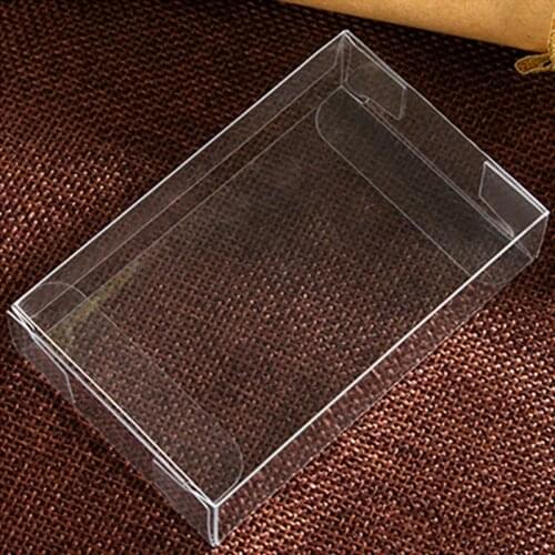 100pcs 2xWxH Jewelry Gift Box Clear Boxes Plastic Box Transparent Storage Pvc Box Packaging Display Pvc Boxen For Wed/christmas