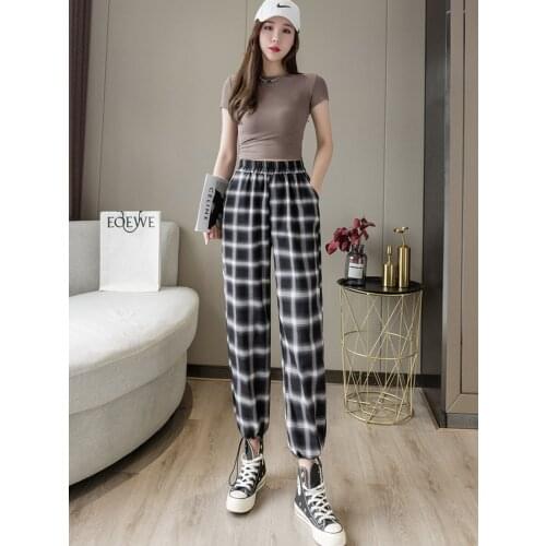 QIAOXICUN Women's Straight Trousers