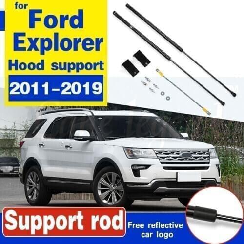 Car Refit Bonnet Hood Gas Shock Buffer Lift Strut Bars Support Rod For Ford Explorer 2011-2019 U502 Car-styling