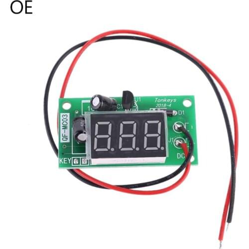 DC 12V Power-ON Counter Module Accumulator 3-Bit Red 0.36in Digital Tube Display Trigger Counter Module Accumulator