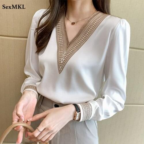 SexMKL Women's Shirts With Embroidery