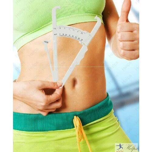 Drop shipping 0-60mm Personal Body Fat caliper skinfold caliper body fat tester body fat measurement, 10pcs/lot
