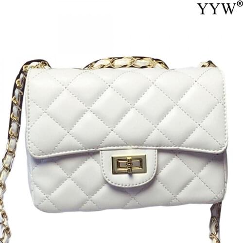 New Fashion Chain Crossbody Bags For Women Simple Shoulder Bag Ladies Designer Handbags Pu Leather Shopping Party Messenger Bags