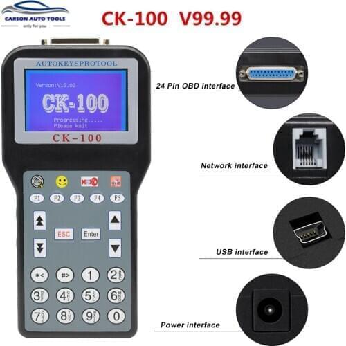 Top OBD2 Diagnostic tool CK100 Key Programmer CK-100 V99.99/46.02 CK100 Key Programmer Auto Key Programmer with 1024 Tokens