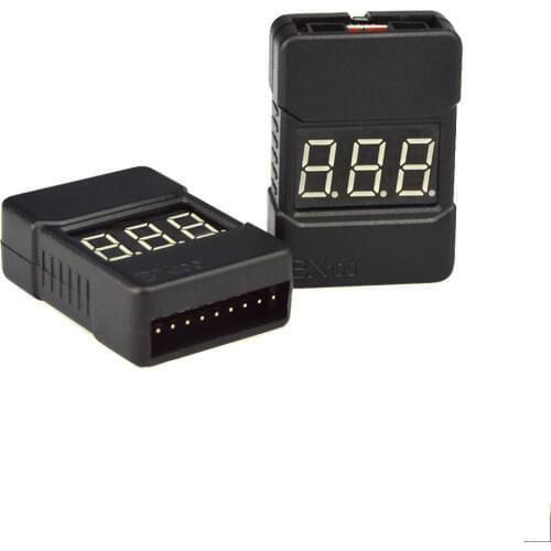 10 pcs/lot Hotrc BX100 1-8 s Indicateur RC Li-ion Lipo Testeur de Batterie Basse Tension Alarme Par Buzzer RC Outils