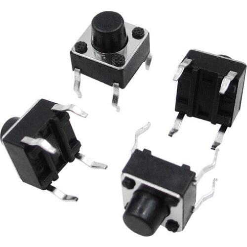 1000PCS Tactile Push Button Switch Momentary Tact 6x6x6mm dip 6*6*6mm