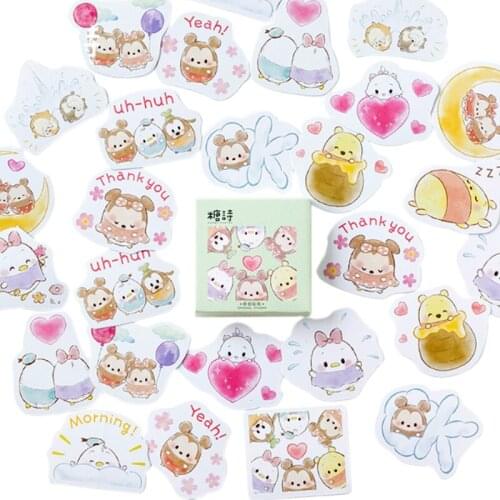 20packs/lot kawaii cartoon eggs Stickers memo label DIY Decoration Scrapbooking Stickers Gift box/school office