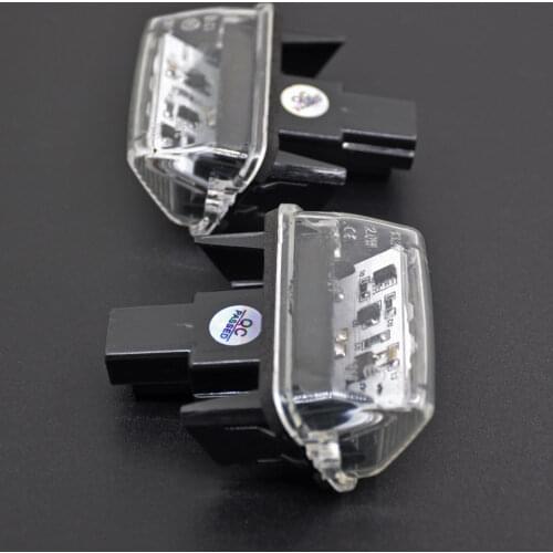 2x Car License Plate Lamps LED Custom License Plate Lights For Toyota Yaris 2012-2014 / Camry 2013-2014 / Auris 2009 - 2010