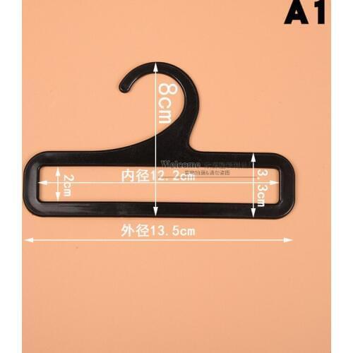 30PCS plastic black color Scarf and towel packing hanger accessory