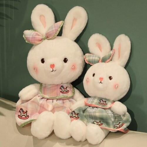 40/50CM New Kawaii Unicorn Rabbit With Skirt Plush Toys Bunny Stuffed Dolls Kids Toys Baby Appease Pillow Girl Birthday Gifts