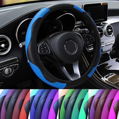 Auto Car Silicone Steering Wheel Case Cover Shell Skidproof Car Accessories For Nissan Peugeot Honda KIA Hyundai LADA BMW Cover