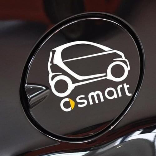 Aliauto Car-styling Reflective Decoration Fuel Cap Sticker And Decal For Smart Fortwo Forfour Forjeremy Forspeed Forstars