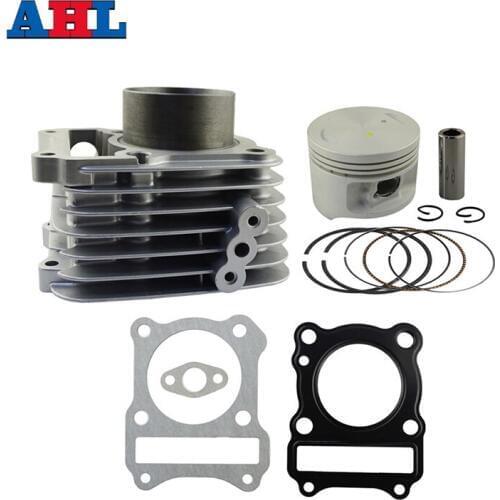 Motorcycle Engine Parts Bore Size 57mm Cylinder For SUZUKI GZ125 GZ 125 Air Cylinder Block & Piston & Cylinder Head Gasket