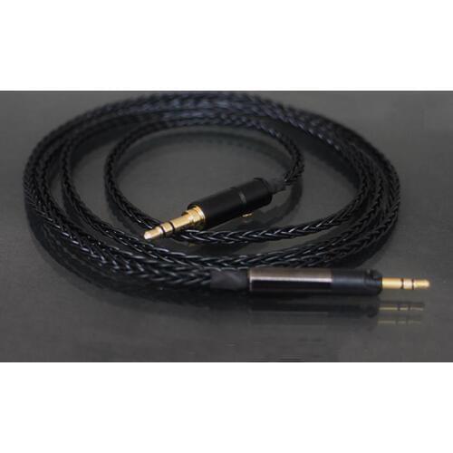 3.5mm to 2.5mm With card slot connector Hd598 hd518 hd558 single crystal copper silver plated wire