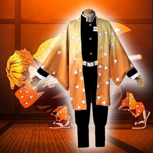 Kimetsu no Yaiba Demon Slayer Cosplay Costume Himejima Kyoumei Nezuko Agatsuma Zenitsu Tomioka Giyuu Muzan Cosplay anime