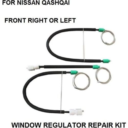 WINDOW REGULATOR REPAIR WIRE CABLE SET FOR NISSAN QASHQAI FRONT RIGHT/LEFT 2007-2016