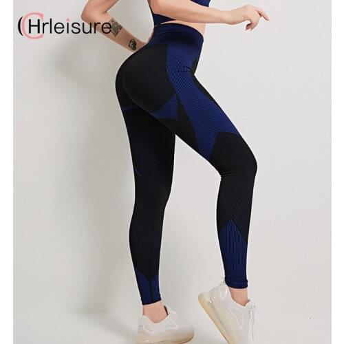 CHRLEISURE Women Fitness Leggings High Waist Push Up Leggins Mujer Sports Gym Workout Legging Women