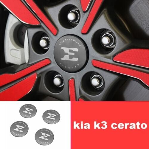 Lsrtw2017 Car Wheel Hud Cap Cover Panel Trims for Kia K3 Cerato 2019 2020 2021 K5 Optima Accessories Auto Styling