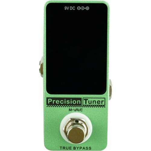 CUVAVE Precision Tuner Guitar Effect Pedal Mini Stompbox for 6 Strings Bass 12 Strings Guitar Accessories