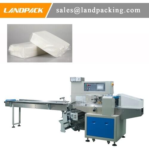 Multifunction Paper Pillow Bag Horizontal Flow Pack Machine
