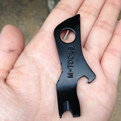 ZtDpLsd 1Pc Multifunction Mini Screwdriver Crowbar Pry Bar Sized Flat Head Corkscrew Cross Stripper Word From Tether Hole Wrench