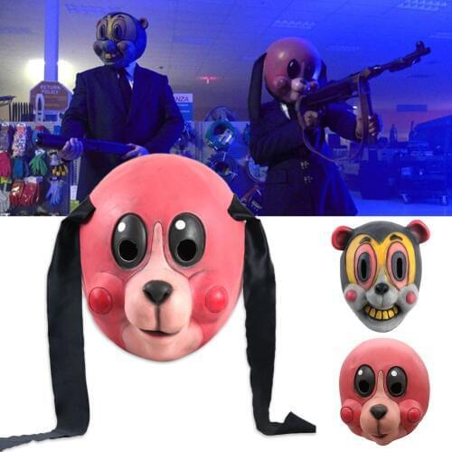The Umbrella Academy Hazel Mask Cha Cha Mask Latex Head Mask Funny Novelty Animal Cosplay Props 2020 New TV Carnival Party Props