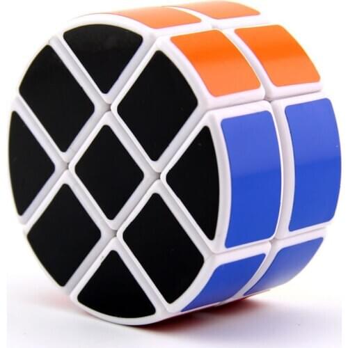 Original High Quality LanLan 2x3x3 Round Cake Magic Cube Cylinder Speed Puzzle Christmas Gift Ideas Kids Toys For Children