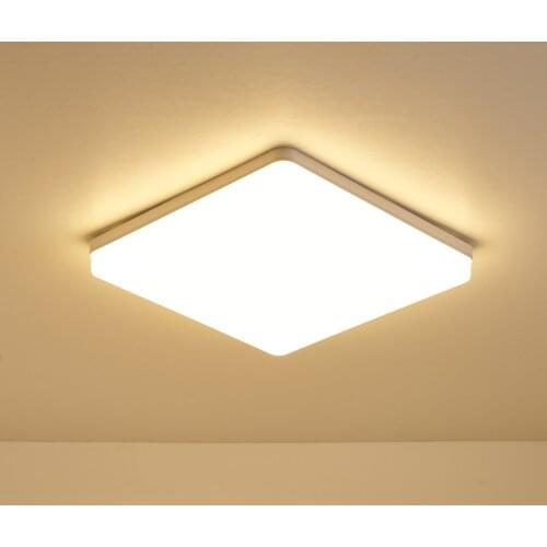 Tomshine LEDs Ceiling Light Flush Mounting 18W 24W 36W 48W Square Ceiling Lamp for Kitchen Bedroom Hallway Warm / White Light
