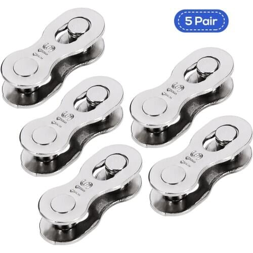 Bicycle Chain Repair Tool 1/ 5 Pair Bike Chain Link Bike Missing Link Bike Chain Connector 6-8S / 9S / 10S / 11S for mtb