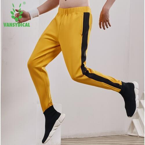Vansydical Sports Running Pants Mens Autumn Winter Outdoor Workout Jogging Trousers Breathable Training Gym Sweatpants