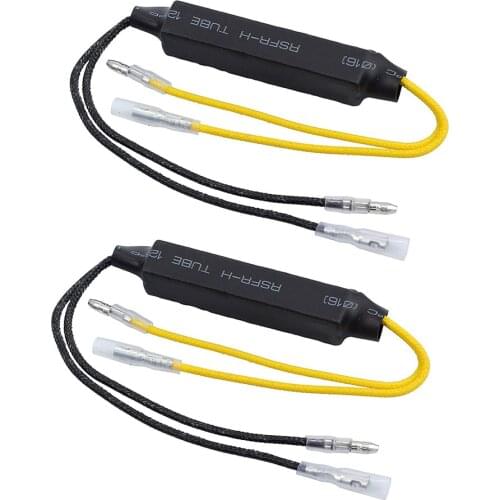 2 Pcs 12v 21w Motorcycle LED Turn Signal Decoder Resistance Decoder Resistor Decoder Load Decoding Resistor