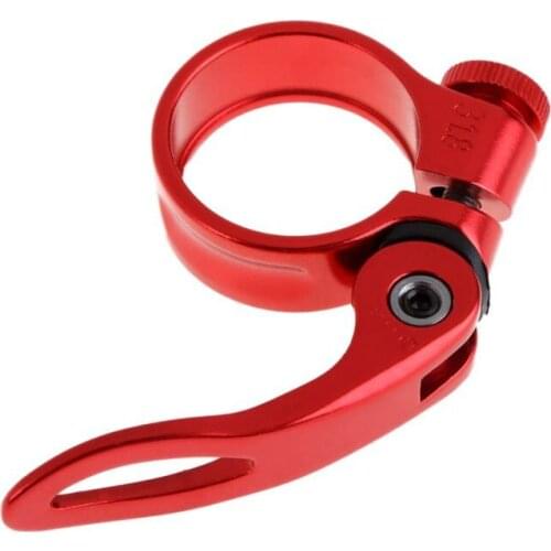 Aluminium Alloy MTB Bike Seat Clamp Quick Release Road Fixed Gear mountain Bike Seatpost Clip Bicycle Accessories