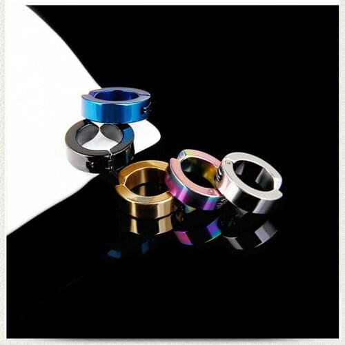 1pcs Titanium Fashion Ear Clip Earrings Man Women Party Favors Jewelry Gift Valentines Party Gifts Souvenir Children No Pierced