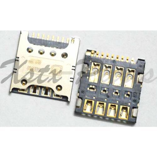 10x SIM Card Reader Connector Slot Tray Holder Socket Repair Parts For LG F240 F240L/s/k LG G2 E980 E988 F320