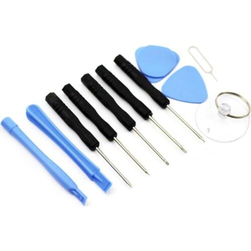 New 11 in 1 Opening Tools Disassemble Kit for iPhone 4 4s 5 5s 6 6s Smart Mobile Phone Repair Tools Kit Screwdriver Set