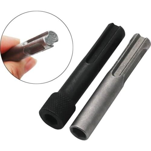 2PCS 1/4'' 60 Mm Hex Shank Screwdriver Holder Drill Bits Adaptor Converter Magnetic SDS Kit For Hammers Impact Drill Bits