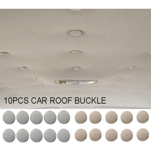 20/10PCS Car Styling Service Parts Buttons Car Roof Buckle Car Interior Accessories For Renault Megane 2 Logan Clio 4 3 Laguna