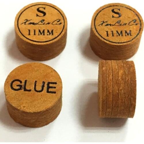 5pcs per lot 6layers Xmlinco 11mm brown soft billiard /pool cue tips freeshipping