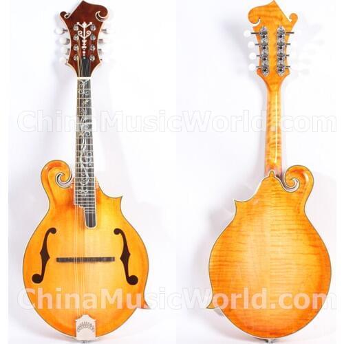 Afanti Solid Spruce top / Flamed Maple Back & Sides / Afanti Mandolin (AMB-208)