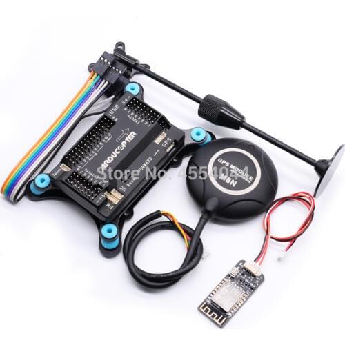 APM 2.8 flight controller arducopter plane Ardupilot Wifi Module M8N GPS gps stand shock absorber