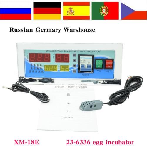 XM-18E full automatic egg incubator temperature humidity controller overseas warehouse free shipping