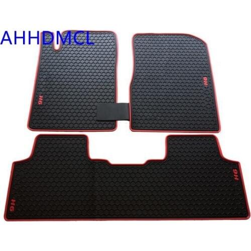 Car Rubber Feet Pads Floor Mat Non-Slip Mats Feet Rugs For Great Wall Haval H6 Upgraded Version Left Hand Drive