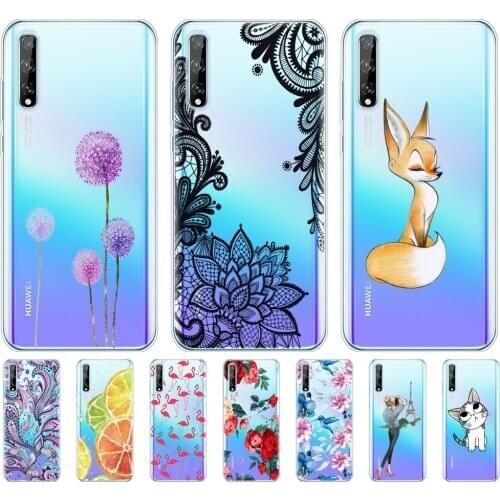 For Huawei Y8P Case 6.3" Soft Silicon Tpu Phone Cover For Huawei y8p 2020 Y 8P AQM-LX1 Back huaweiy8p Bumper Funda Shell