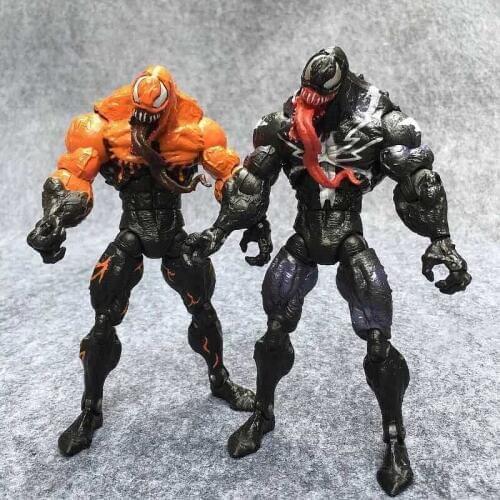 2020 new Marvel Red Venom Carnage in Movie The Amazing BJD Joints Movable Action Figure Model Toys 18cm kids toys