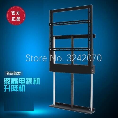Intelligent remote control 26-84 inch LCD TV lift movement TV cabinet partition lifter electric telescopic frame